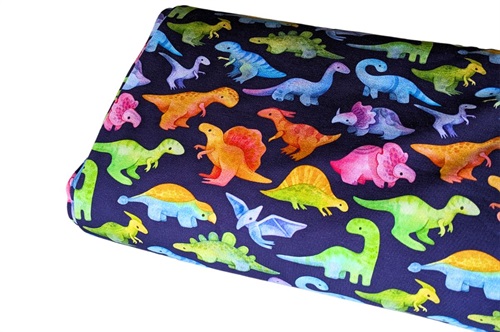 Click to order custom made items in the Rainbow Dinos fabric